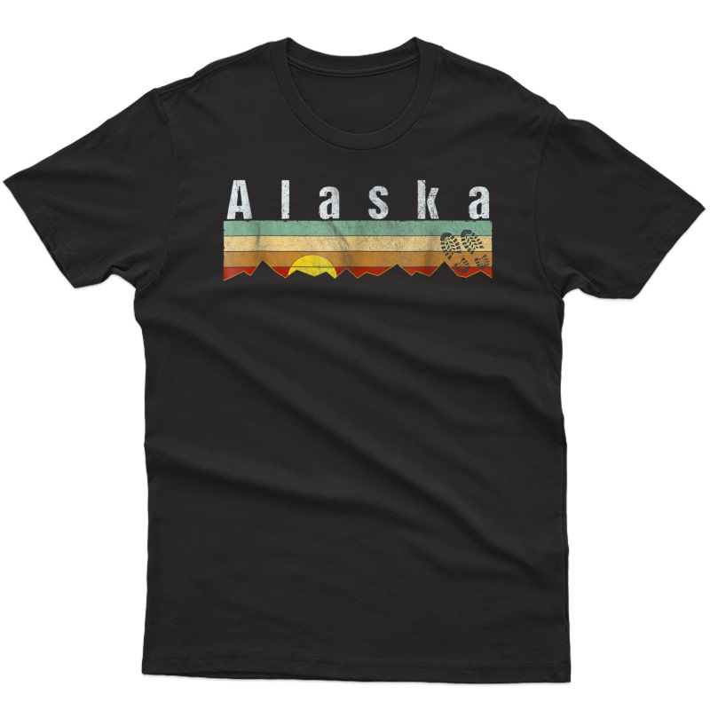 Alaska Hiking T-shirt- Vintage Alaska Tee Gift