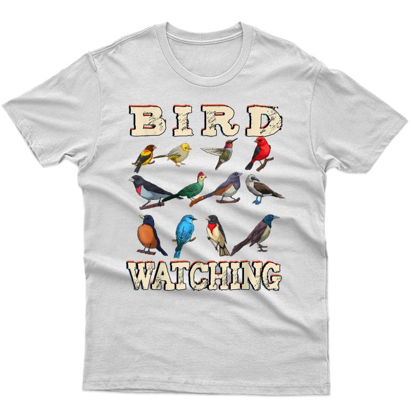 Bird Wat Bird Watching Design For Bird Lovers T-shirt