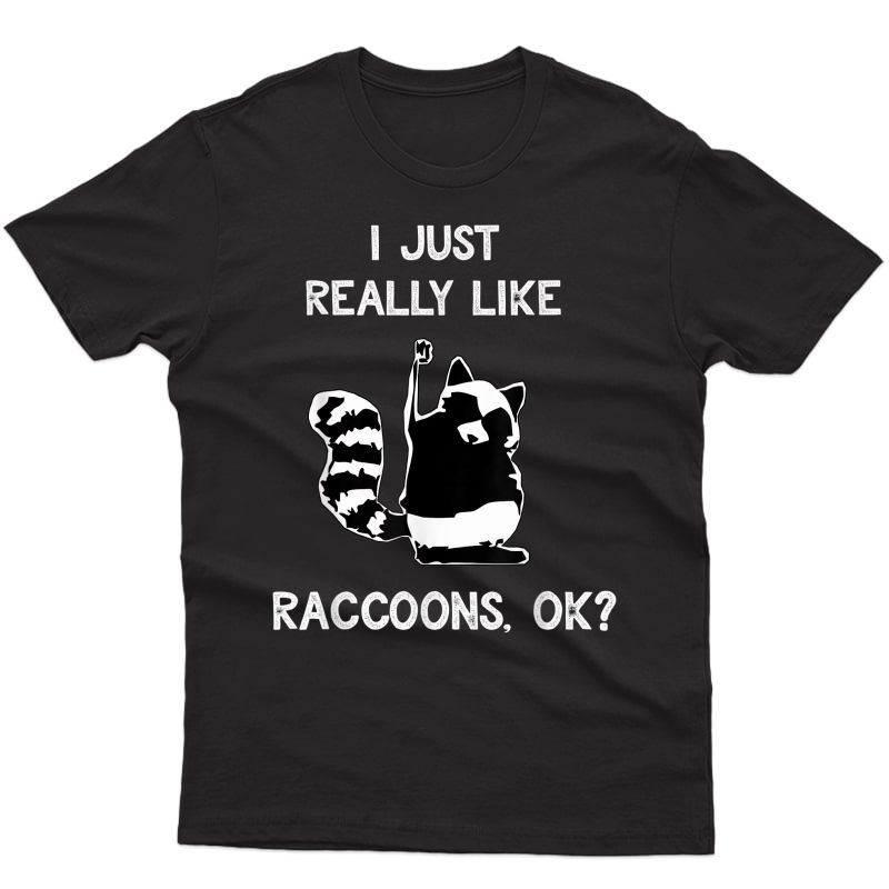 funny raccoon shirts