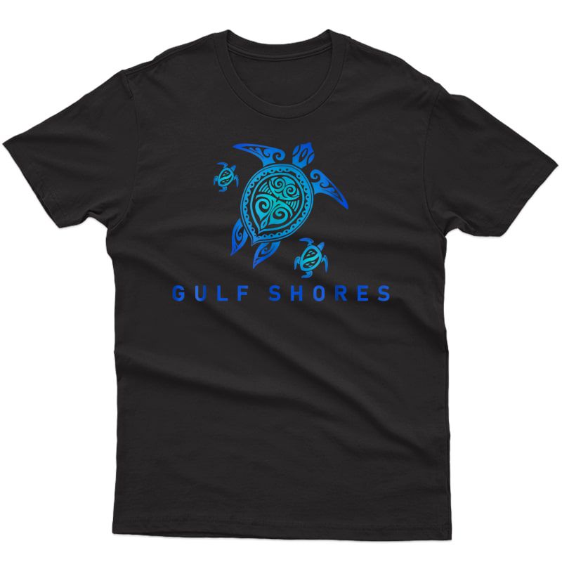 Gulf Shores Alabama T-shirt Sea Blue Turtle