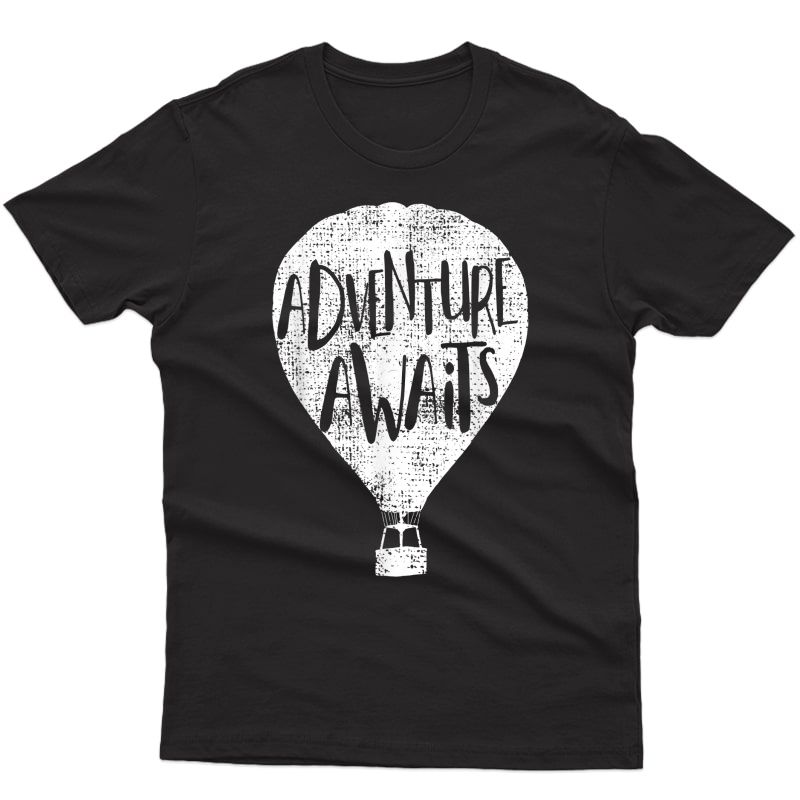 Hot Air Balloon Aviator Adventure Vintage T-shirt