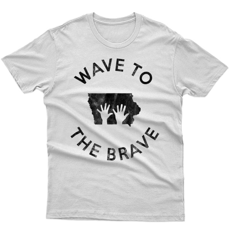 Iowa Wave To The Brave Football Childrens Hospital T-shirt