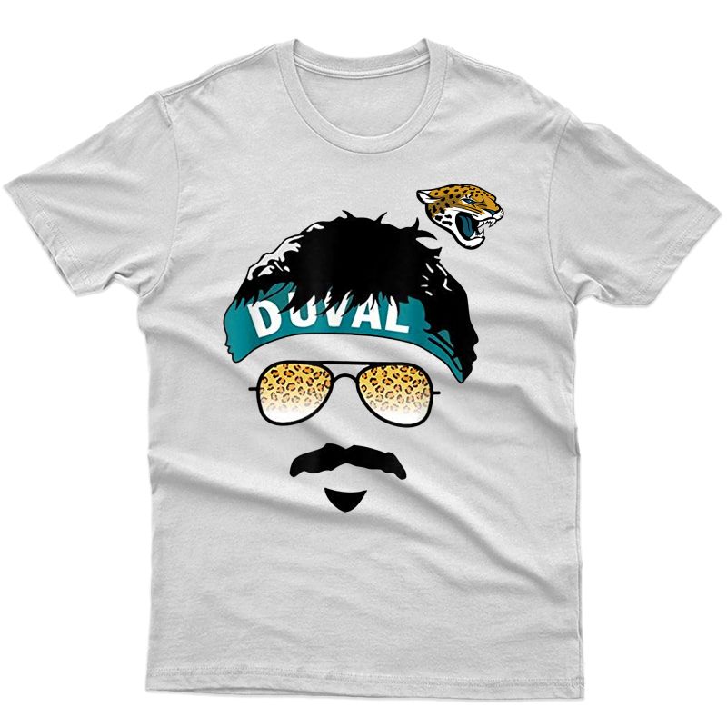 Jaguar Print Shades For Uncle Rico Minshew In Duuuval T-shirt
