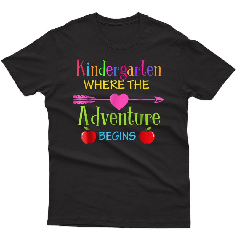 Kindergarten Where The Adventure Begins Shirt Kinder Tea