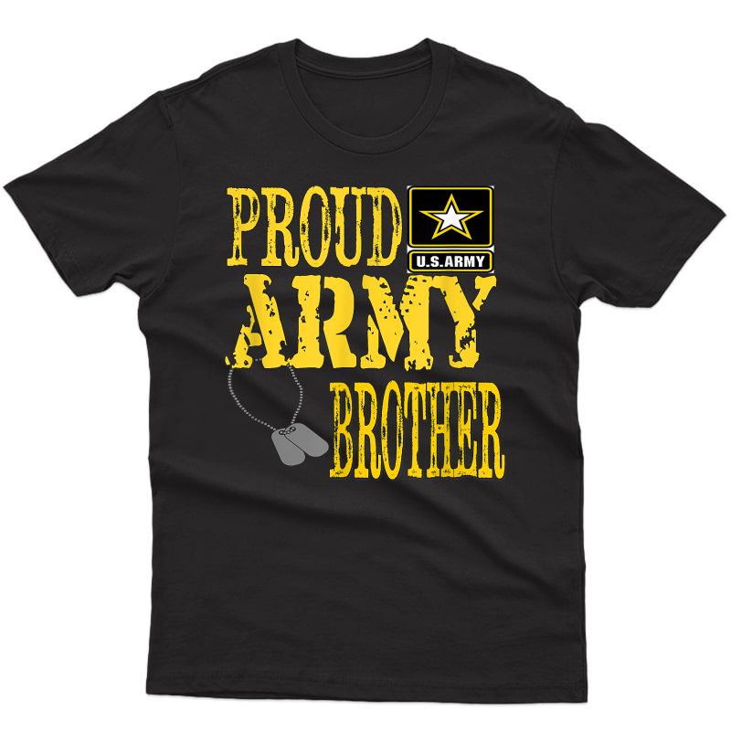 Proud Army Brother Military Pride T-shirt