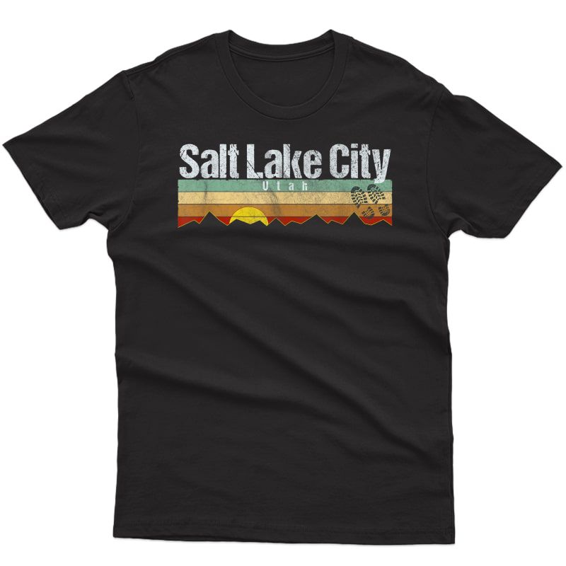 Salt Lake City Hiking T-shirt- Vintage Utah Tee Gift