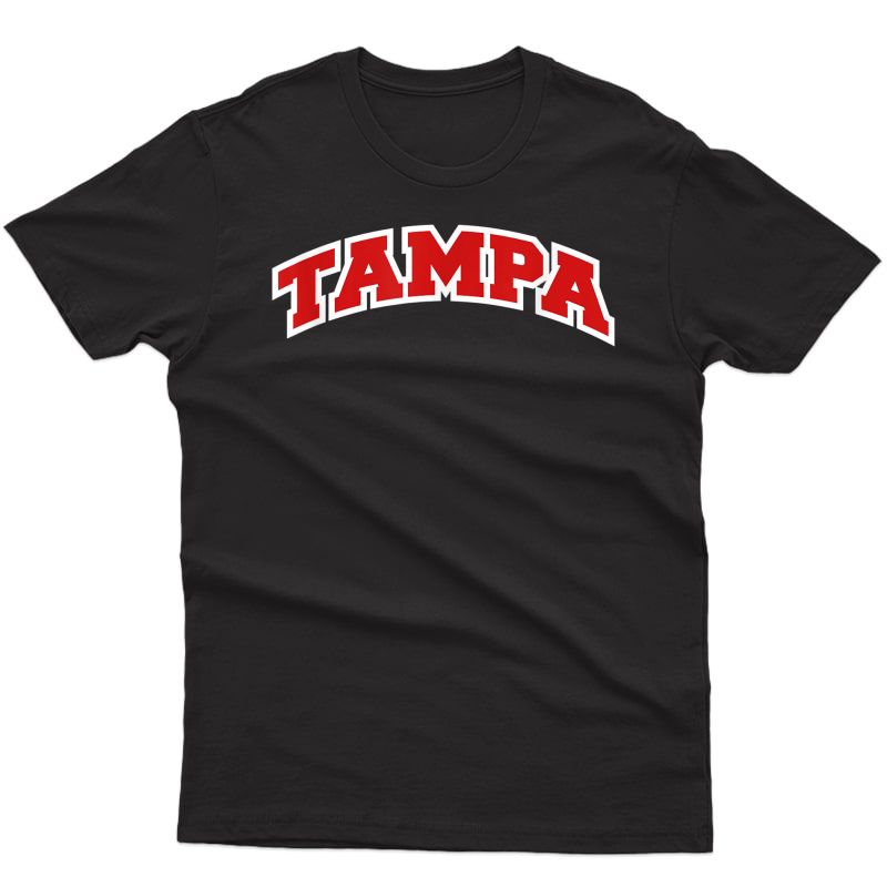 Tampa Florida Varsity Style Vintage T-shirt