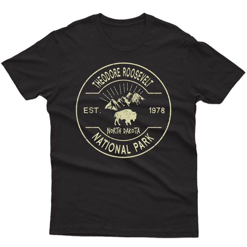 Theodore Roosevelt National Park Shirt North Dakota Hiking T-shirt