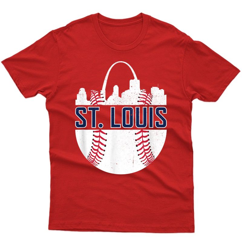 Vintage St. Louis Baseball Missouri Cardinal Retro Gift T-shirt